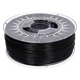 Filament: ABS+ | Ø: 1.75mm | black | 230÷240°C | 1kg