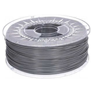 Filament: ABS+ | 1.75mm | grey | Printing temp: 230÷240°C | 1kg