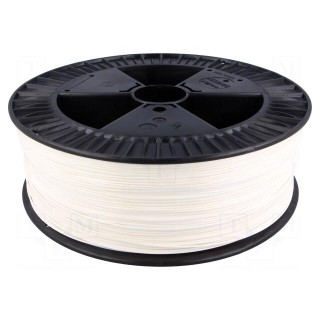 Filament: ABS+ | Ø: 1.75mm | white | 230÷240°C | 2kg
