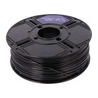 Filament: ABS ST | 2.85mm | black | Printing temp: 240°C | 1kg