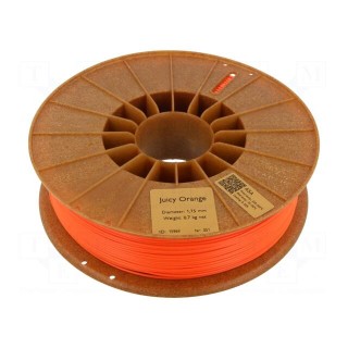 Filament: ASA | 1.75mm | orange | 220÷250°C | 700g