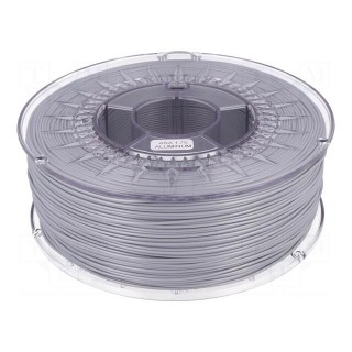 Filament: ASA | 1.75mm | aluminium | Printing temp: 230÷240°C | 1kg