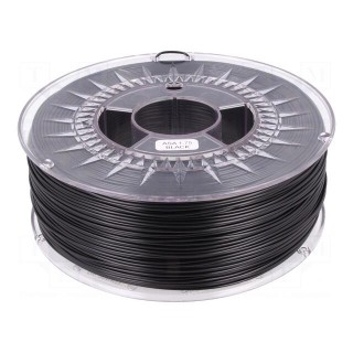 Filament: ASA | 1.75mm | black | Printing temp: 230÷240°C | 1kg