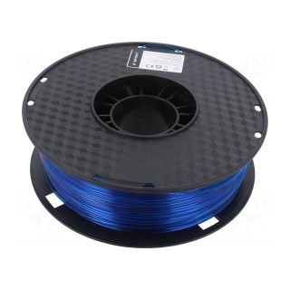 Filament: PET-G | 1.75mm | blue | 220÷260°C | 1kg