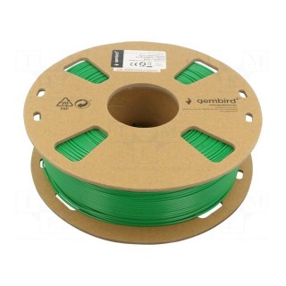 Filament: PET-G | 1.75mm | green | 220÷260°C | 1kg