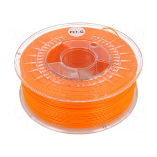 Filament: PET-G | Ø: 1.75mm | orange (bright) | 220÷250°C | 1kg