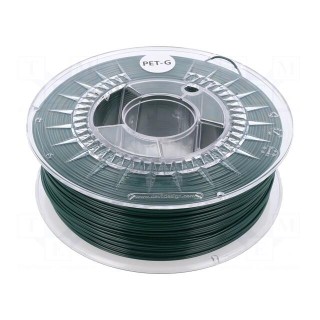 Filament: PET-G | Ø: 1.75mm | race green | 220÷250°C | 1kg