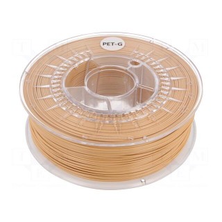 Filament: PET-G | Ø: 1.75mm | beige | 220÷250°C | 1kg