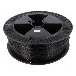 Filament: PET-G | 1.75mm | black | 220÷250°C | 2kg | ±0,05mm