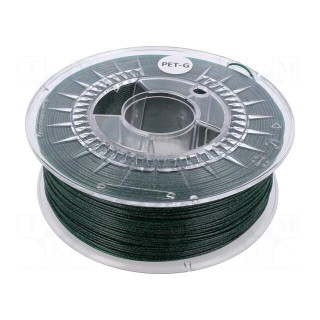 Filament: PET-G | Ø: 1.75mm | green | 220÷250°C | 1kg