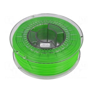 Filament: PET-G | Ø: 1.75mm | green (light) | 220÷250°C | 1kg