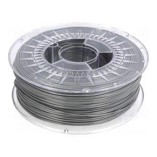 Filament: PET-G | 1.75mm | grey | 220÷250°C | 1kg | ±0,05mm