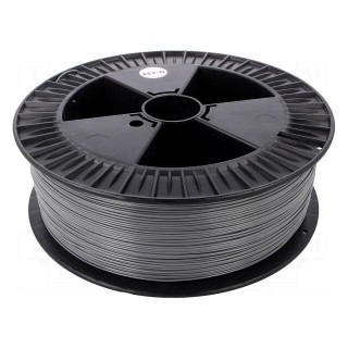 Filament: PET-G | 1.75mm | grey | 220÷250°C | 2kg | ±0,05mm
