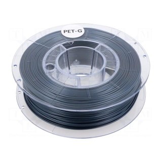 Filament: PET-G | Ø: 1.75mm | light steel | 220÷250°C | 330g