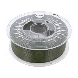 Filament: PET-G | Ø: 1.75mm | olive | 220÷250°C | 1kg