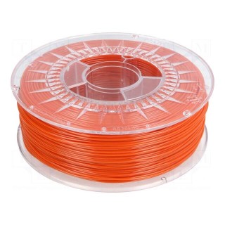 Filament: PET-G | 1.75mm | orange (dark) | 1kg | ±0,5%