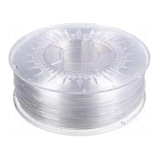 Filament: PET-G | Ø: 1.75mm | transparent | 220÷250°C | 1kg