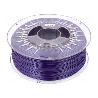 Filament: PET-G | 1.75mm | violet | 220÷250°C | 1kg | ±0,05mm