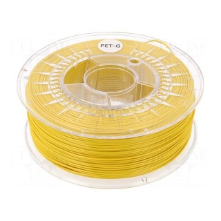 Filament: PET-G | Ø: 1.75mm | yellow | 220÷250°C | 1kg