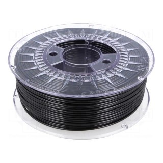 Filament: PET-G | Ø: 2.85mm | black | 220÷250°C | 1kg