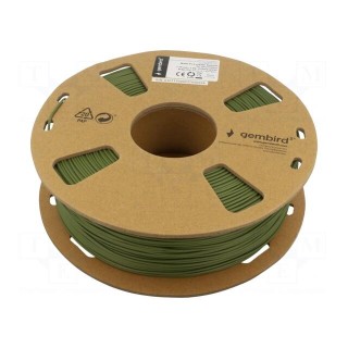 Filament: PLA-MATT | 1.75mm | military green | 190÷220°C | 1kg