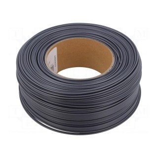 Filament: PLA | 1.75mm | grey | 185÷225°C | 1kg | Table temp: 40÷60°C