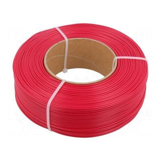 Filament: PLA | 1.75mm | red (ruby) | 185÷225°C | 1kg | ROSA-4172