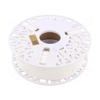 Filament: PLA+ | 1.75mm | white | 190÷230°C | 1kg | Table temp: 50÷70°C