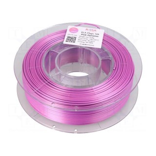 Filament: PLA Magic Silk | 1.75mm | pink dynamic | 195÷225°C | 300g