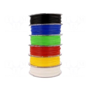 Filament: PLA | 1.75mm | 200÷235°C | 1.98kg | ±0,05mm | Kit: 6x 0,33kg