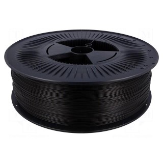Filament: PLA | Ø: 1.75mm | black | 200÷235°C | 5kg