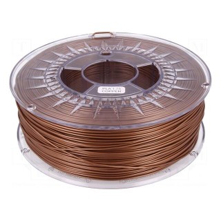 Filament: PLA | Ø: 1.75mm | copper | 200÷235°C | 1kg
