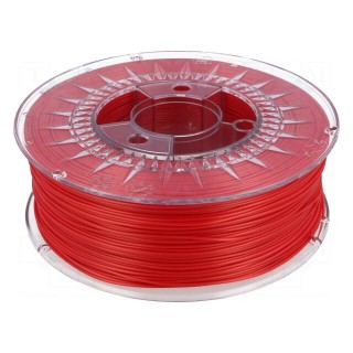 Filament: PLA | Ø: 1.75mm | hot red | 200÷235°C | 1kg