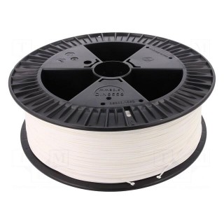 Filament: PLA | Ø: 1.75mm | white | 200÷235°C | 2kg