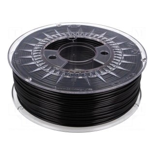 Filament: PLA | 2.85mm | black | 200÷235°C | 1kg | ±0,05mm