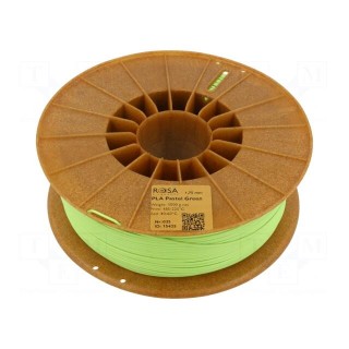 Filament: PLA Pastle | 1.75mm | green | 185÷225°C | 1kg