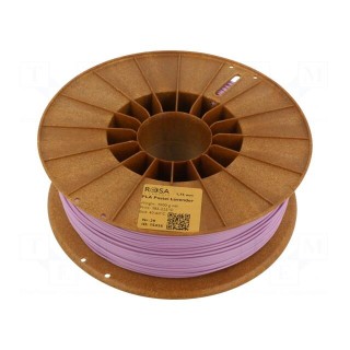 Filament: PLA Pastle | 1.75mm | lavender | 185÷225°C | 1kg