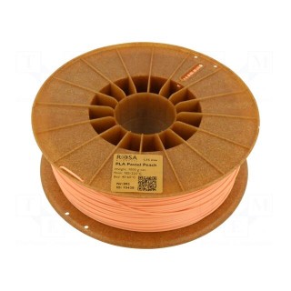 Filament: PLA Pastle | 1.75mm | peach | 185÷225°C | 1kg