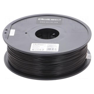 Filament: PLA PRO | 1.75mm | black | 205÷225°C | 1kg | ±0,05mm