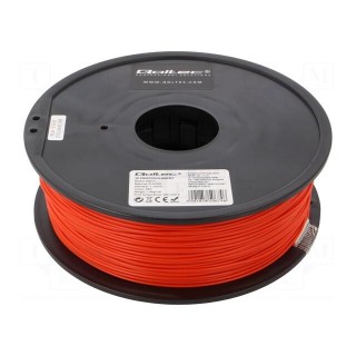 Filament: PLA PRO | 1.75mm | red | 205÷225°C | 1kg | ±0,05mm