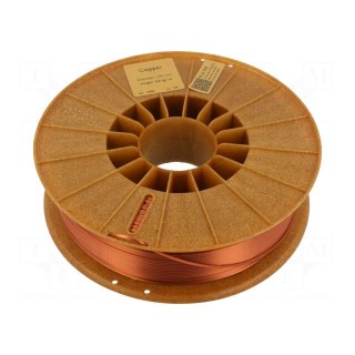 Filament: PLA SILK | 1.75mm | copper | 195÷225°C | 800g