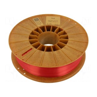 Filament: PLA SILK | 1.75mm | red | 195÷225°C | 800g