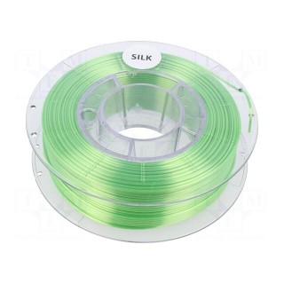 Filament: SILK | Ø: 1.75mm | green (light) | 225÷245°C | 330g