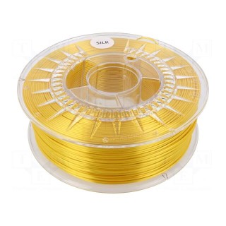 Filament: SILK | Ø: 1.75mm | light gold | 225÷245°C | 1kg