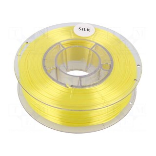 Filament: SILK | Ø: 1.75mm | yellow (bright) | 225÷245°C | 330g