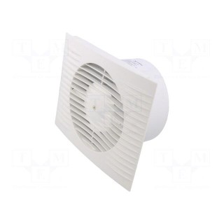 Fan: AC | axial | 230VAC | Ø118mm | 150m3/h | 46dBA | slide bearing | IPX2