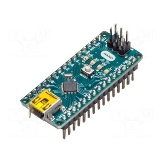 Arduino | 20MHz | 3.3÷5VDC | Flash: 32kB | SRAM: 2kB | ATMEGA328,FT232R