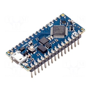 Arduino | pin strips,USB micro | 20MHz | 3.3÷5VDC | I2C,SPI,USART