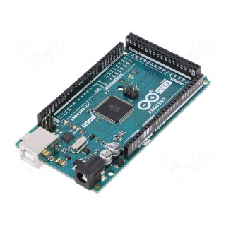 Arduino | ATMEGA2560 | I2C,SPI,UART | ICSP,USB B,pin strips,supply