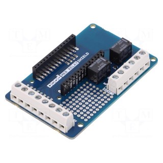 Expansion board | relay | pin header,solder pads,screw | MKR